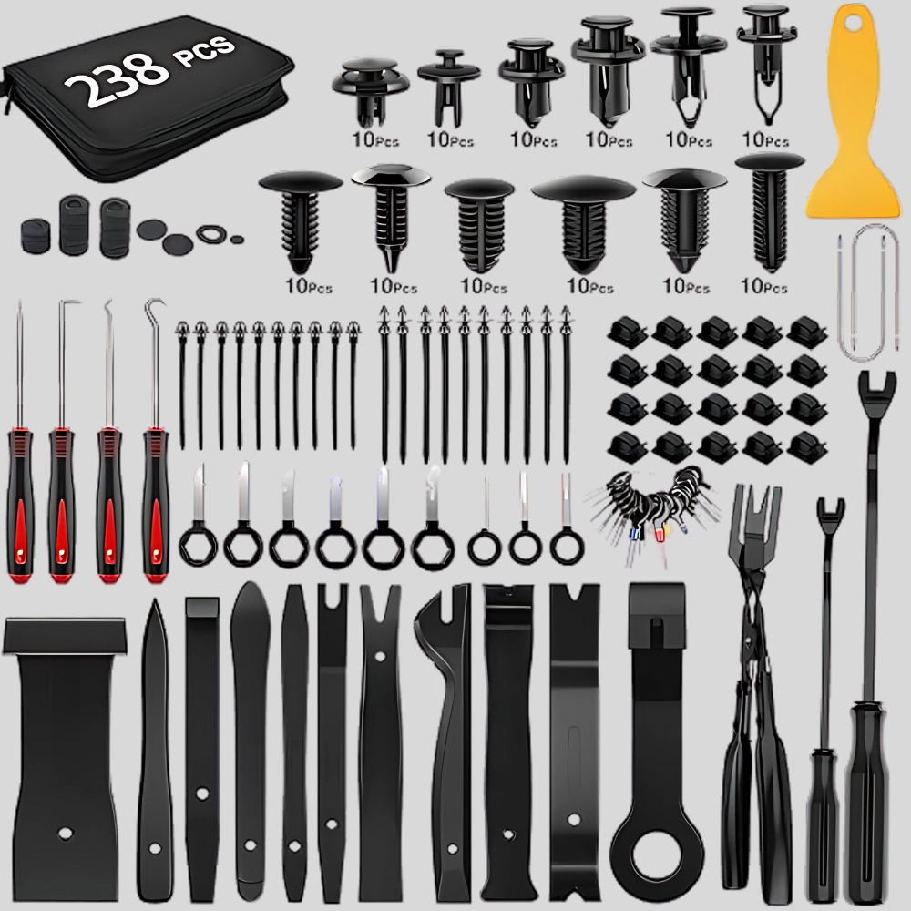238 Pieces Bumper Retainer Clips Set