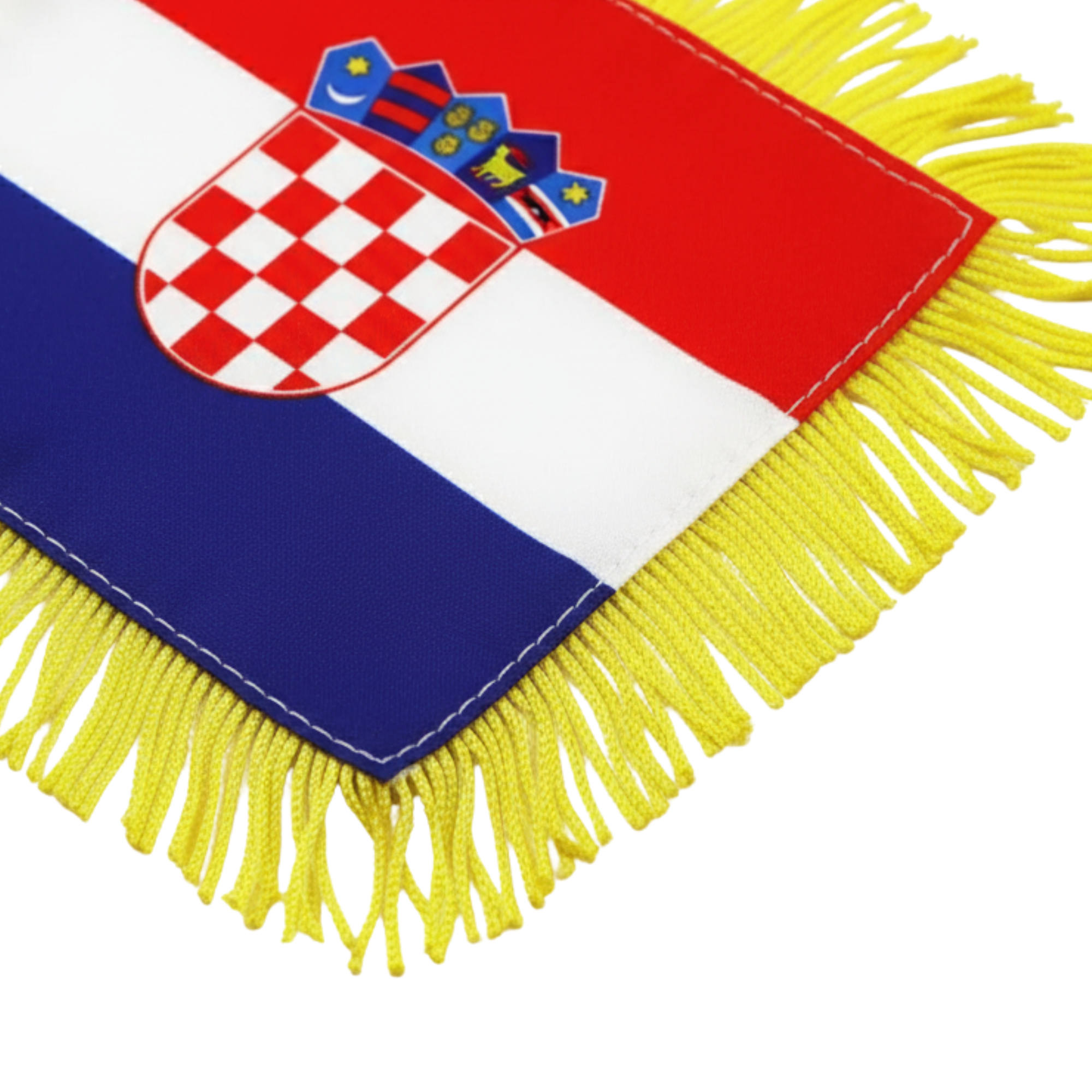 Official FIFA 2026 Croatia Car Window Mini Decorative Flag