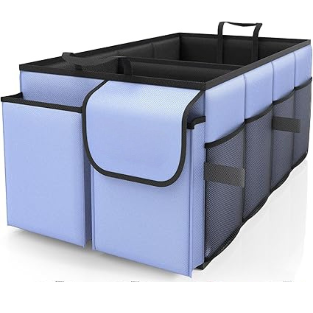 Foldable Trunk Organizer Car With Storage Box Adjustable Compartments-Car Door Sills