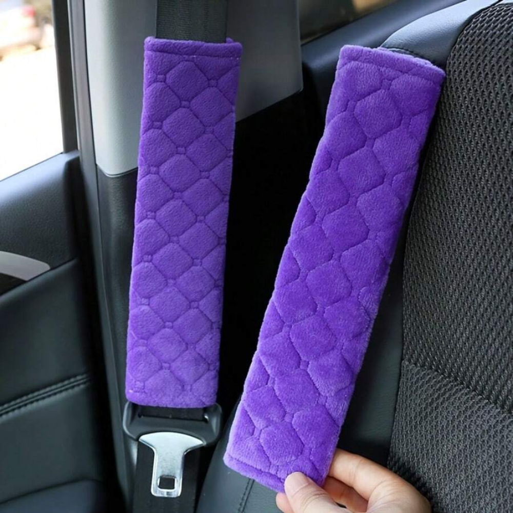 Two Piece Car Seat Belt Cover Pads