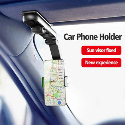 Rotatable And Retractable Car Phone Holder-Car Door Sills