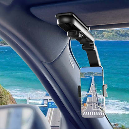 Rotatable And Retractable Car Phone Holder-Car Door Sills