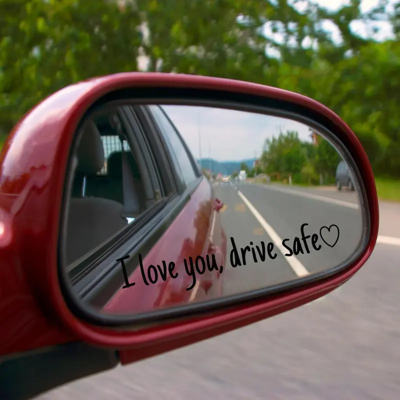 12 Pieces Universal Car Rearview Mirror Sticker