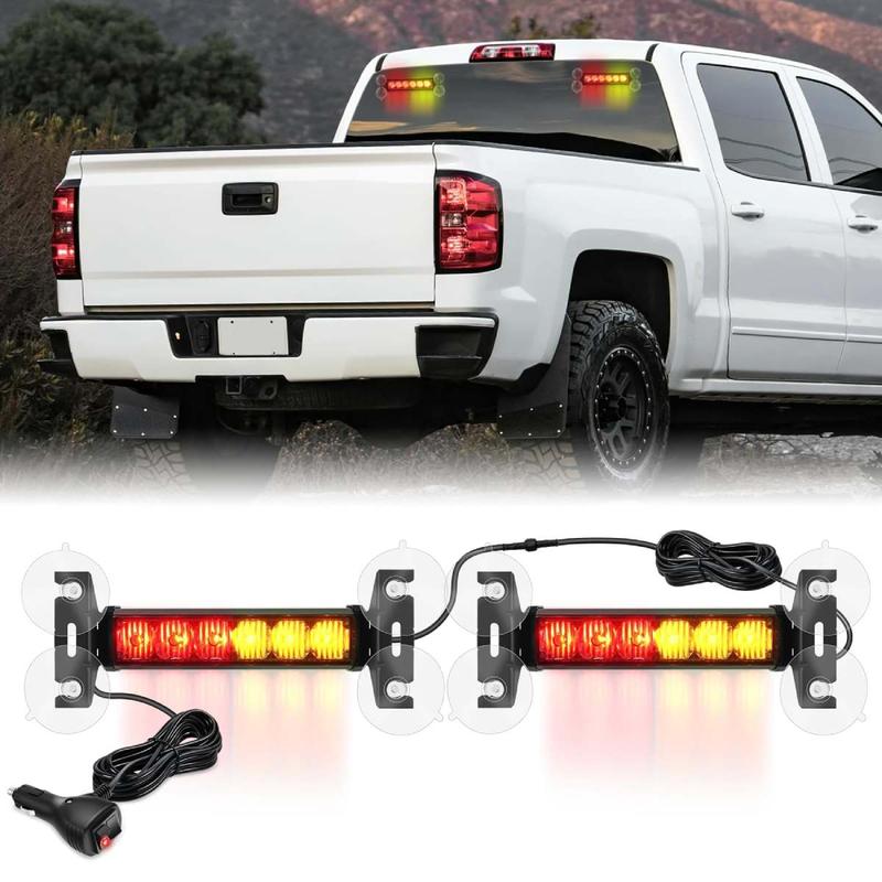 Amber Traffic Advisor Strobe Lights For Cars