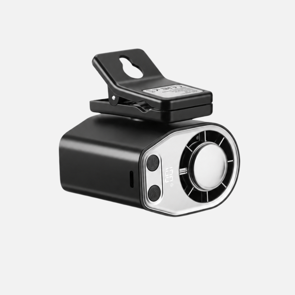 Rechargeable Clip On Adjustable Cooling Car Fan