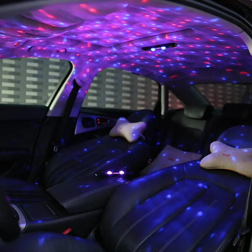 Wireless RGB Car Interior LED Light With Remote Control And USB