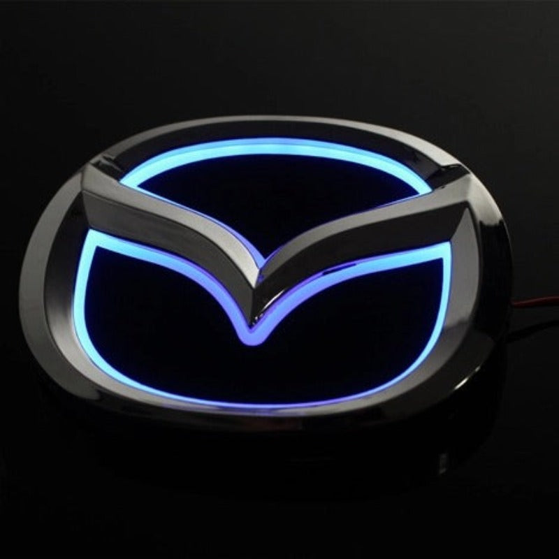 LED Light Up Mazda Emblem-Car Door Sills
