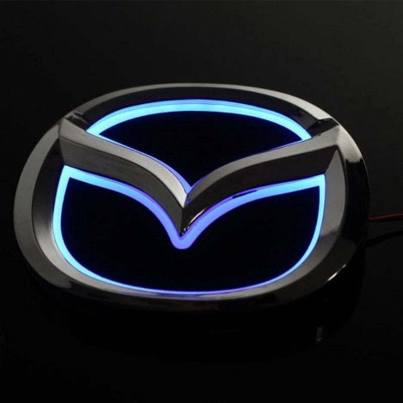 LED Light Up Mazda Emblem-Car Door Sills