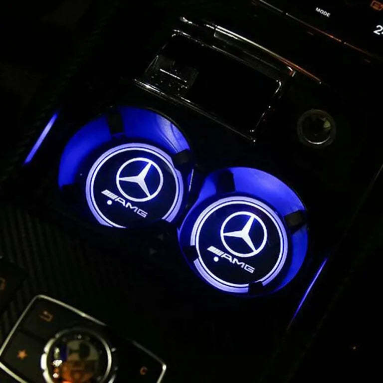 Mercedes AMG Car Cup Holder Lights-Car Door Sills