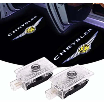 Set Of 2 Chrysler Car Door Lights-Car Door Sills