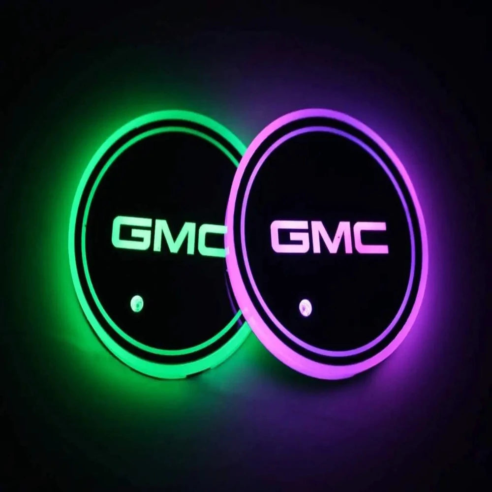 GMC Car Cup Holder Lights-Car Door Sills