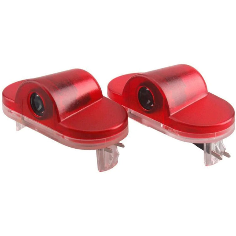 Set Of 2 Skoda Car LED Car Door Lights-Car Door Sills