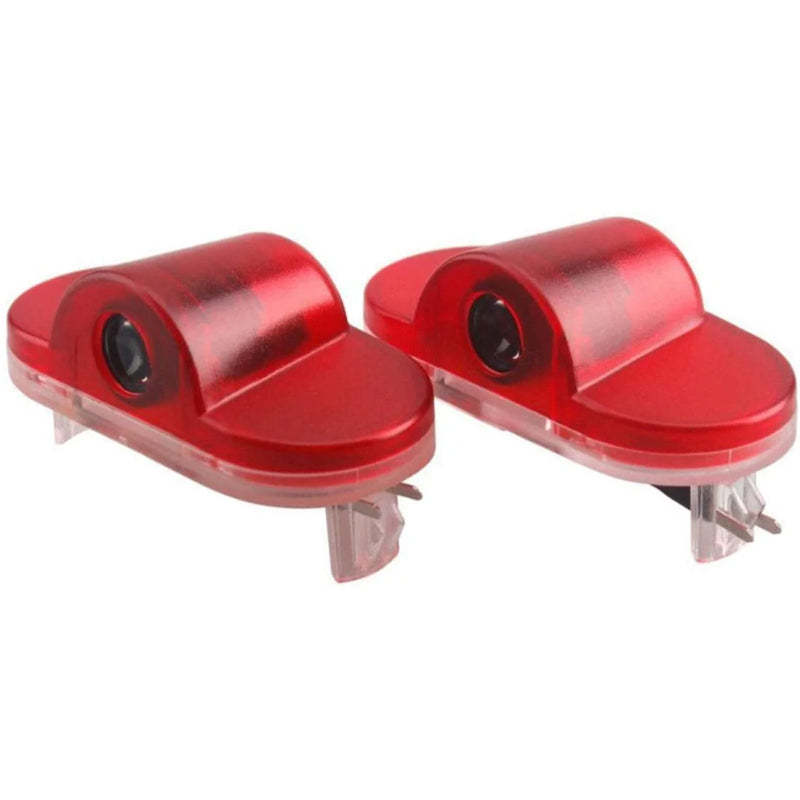 Set Of 2 Skoda Car LED Car Door Lights-Car Door Sills