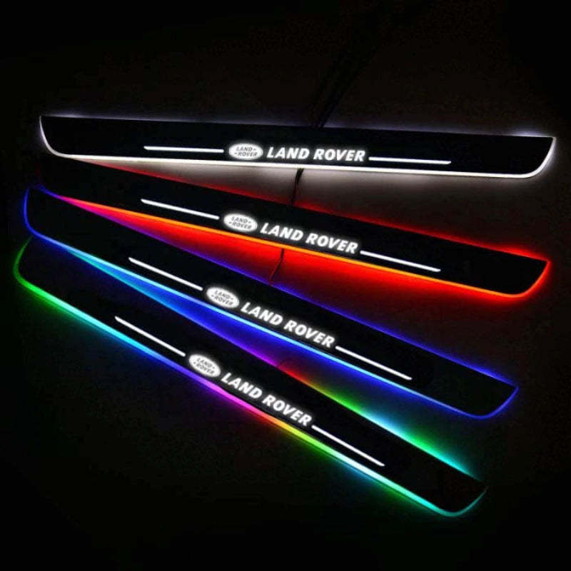 LED Wireless Illuminated Land Rover Door Sills-Car Door Sills