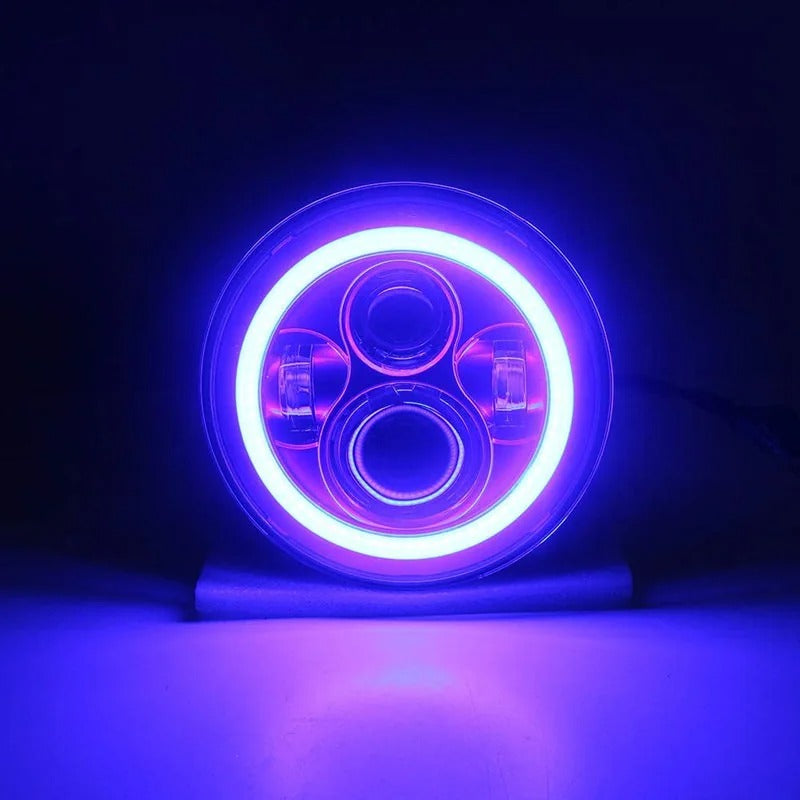 Set Of 2 Purple Headlight For Wrangler-Car Door Sills