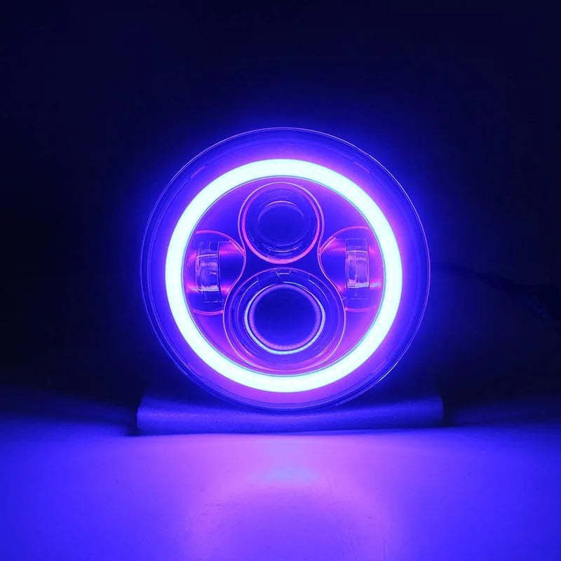 Set Of 2 Purple Headlight For Wrangler-Car Door Sills