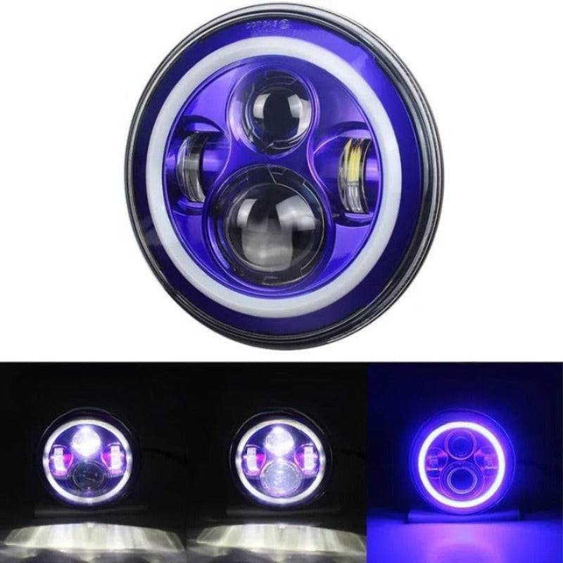 Set Of 2 Purple Headlight For Wrangler-Car Door Sills