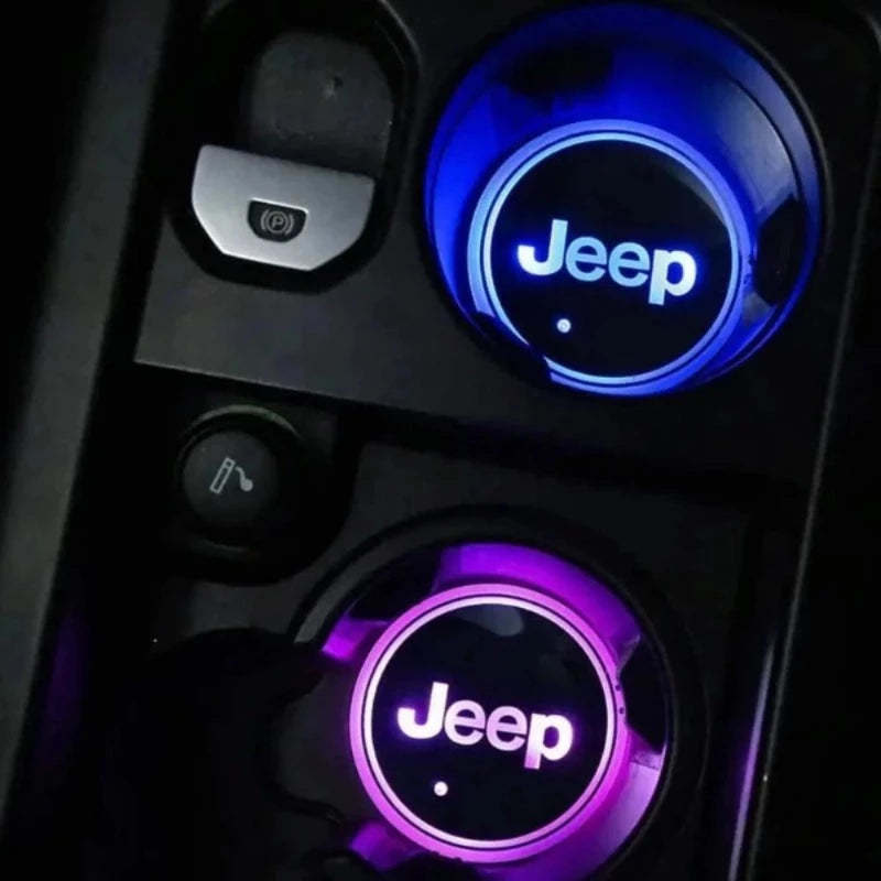 Jeep Car Cup Holder Lights-Car Door Sills