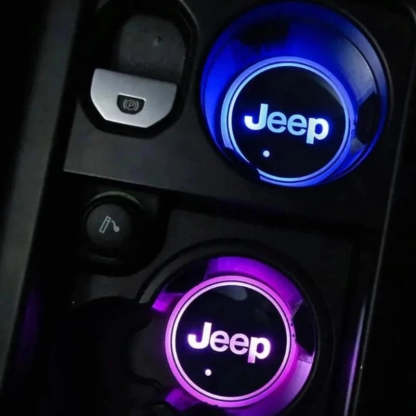 Jeep Car Cup Holder Lights-Car Door Sills