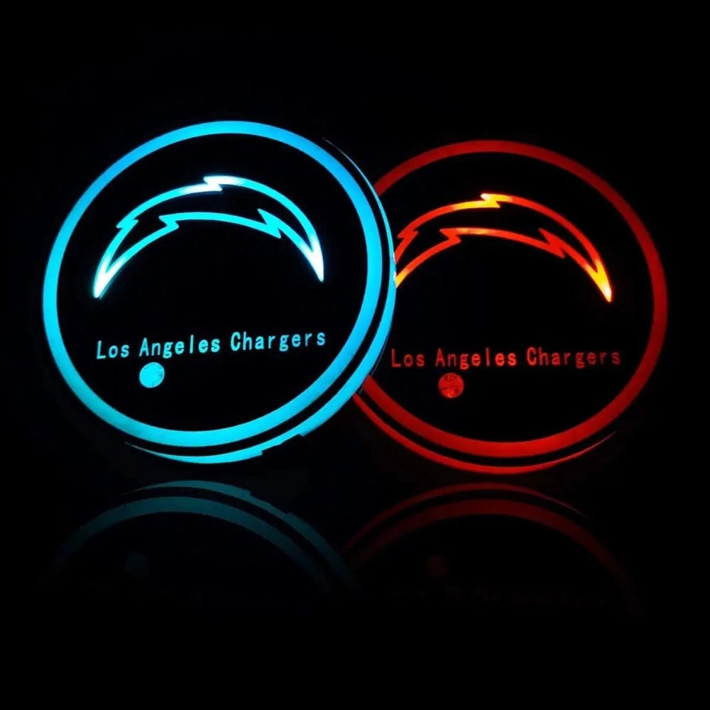Los Angeles Chargers Car Cup Holders Light-Car Door Sills