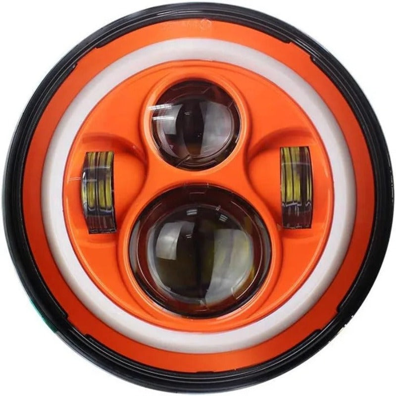 Set Of 2 Jeep Wrangler Headlamp Projector-Car Door Sills