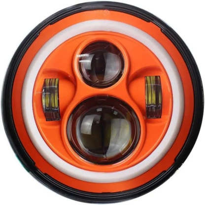 Set Of 2 Jeep Wrangler Headlamp Projector-Car Door Sills