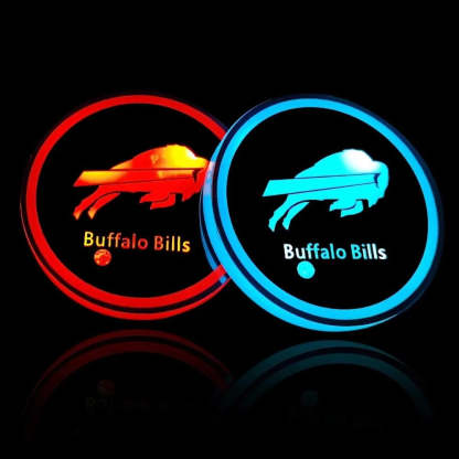 Buffalo Bills Car Cup Holder Lights-Car Door Sills