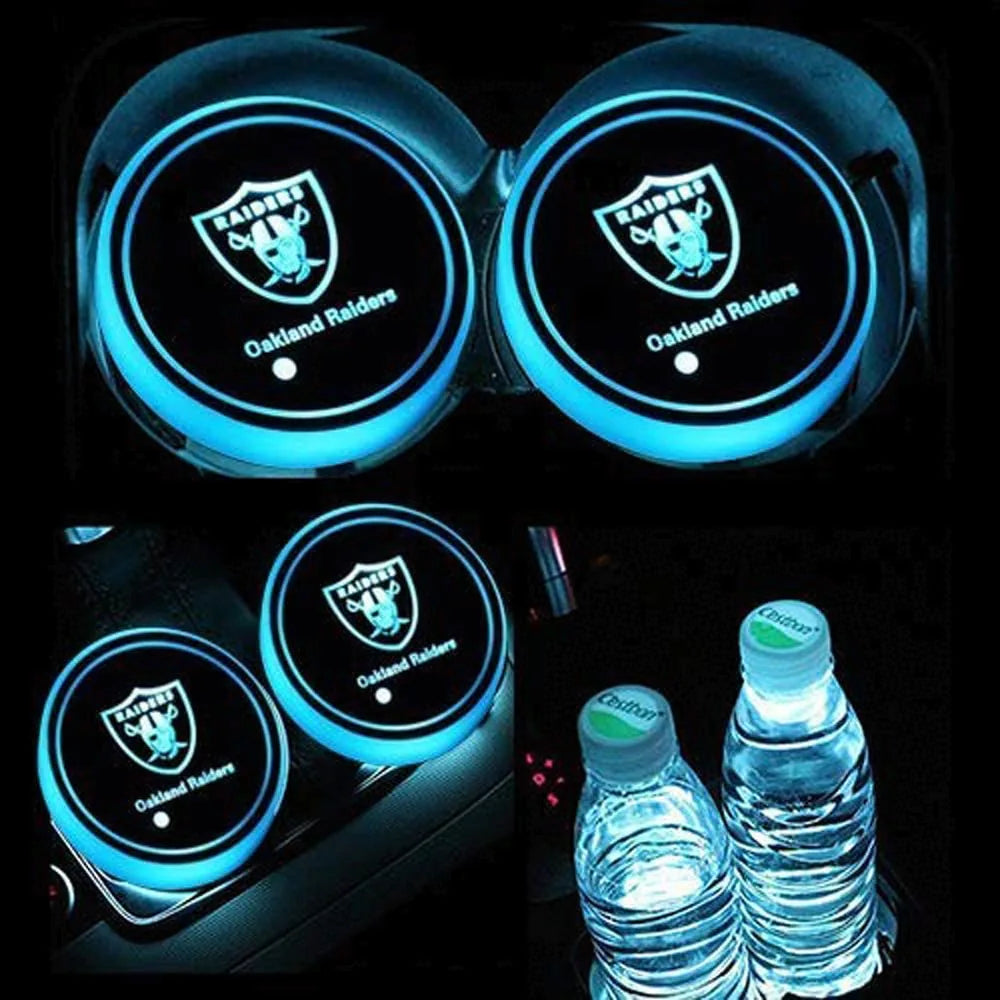 Oakland Raiders Car Cup Holders-Car Door Sills