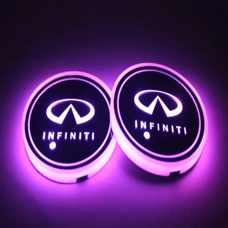 Infiniti Car Cup Holder Lights-Car Door Sills