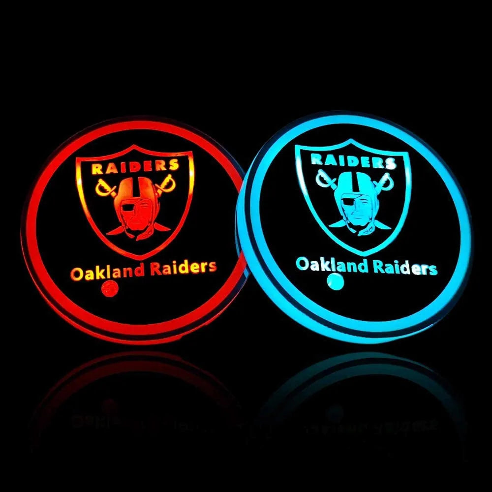 Oakland Raiders Car Cup Holders-Car Door Sills