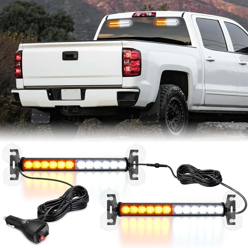 Amber Traffic Advisor Strobe Lights For Cars