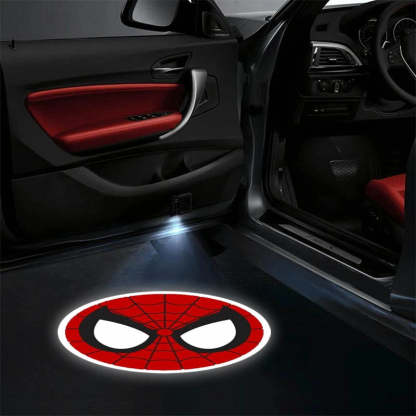 Set Of 2 Marvel Spiderman Car Lights-Car Door Sills