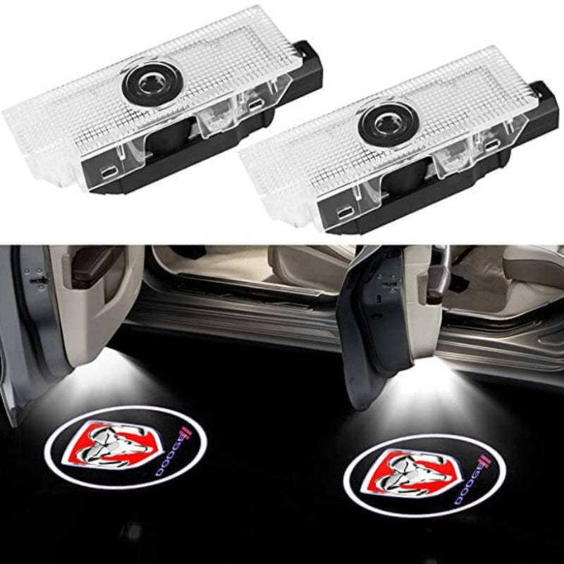 Set Of 2 Dodge Charger Door Projector Light-Car Door Sills
