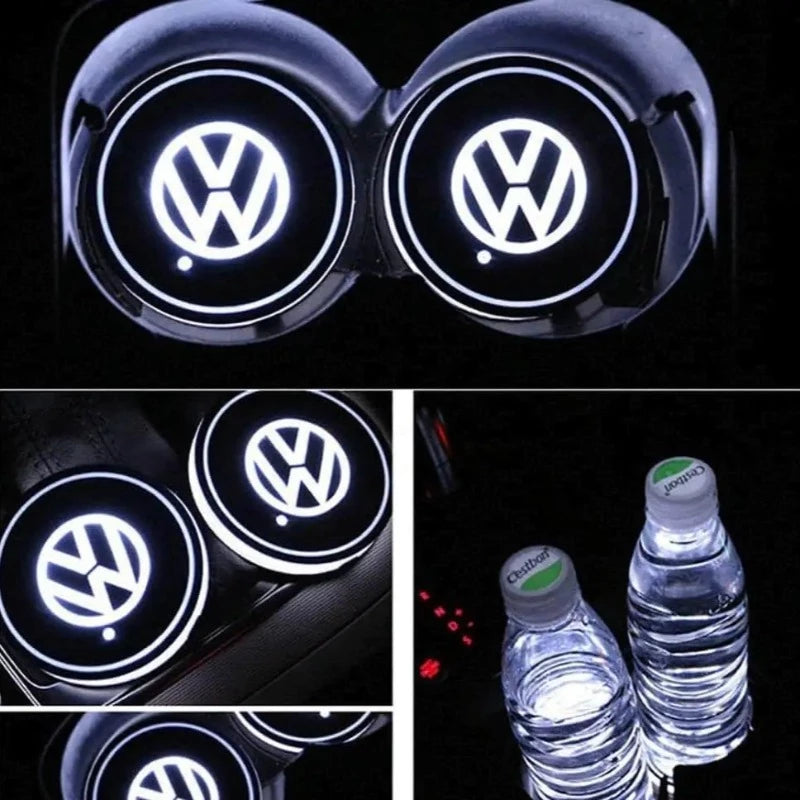 VW Car Cup Holder Lights-Car Door Sills