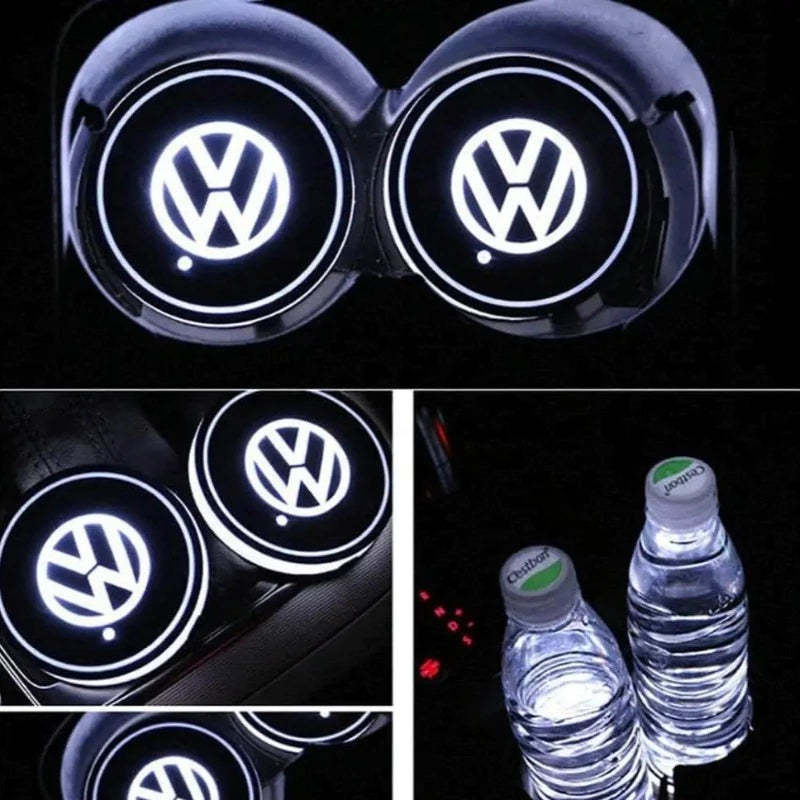 VW Car Cup Holder Lights-Car Door Sills