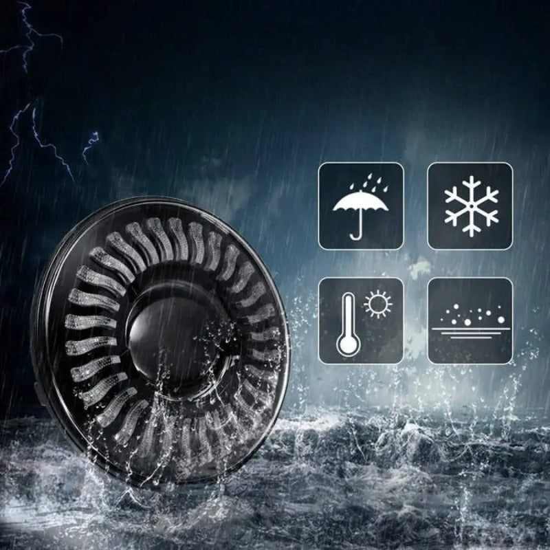 Set Of 2 Round Halo LED Headlight For Wrangler-Car Door Sills