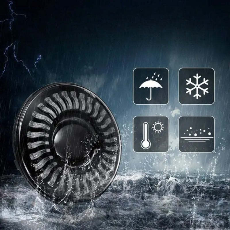 Set Of 2 Round Halo LED Headlight For Wrangler-Car Door Sills