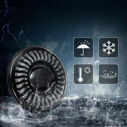 Set Of 2 Round Halo LED Headlight For Wrangler-Car Door Sills