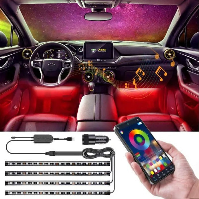 LED Lighting Kit With APP Control-Car Door Sills