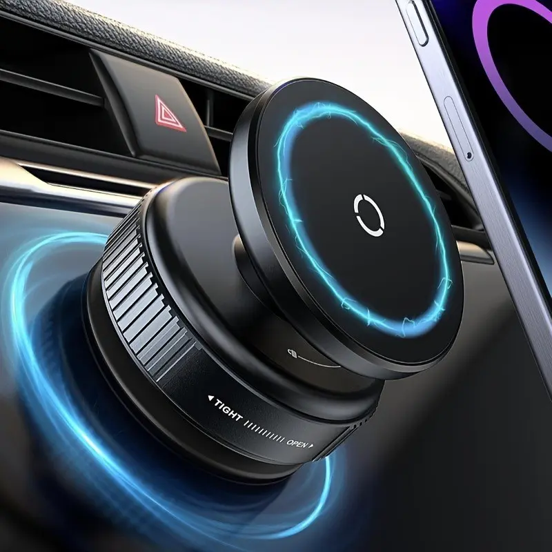 Adjustable Magnetic Phone Holder Car Installation