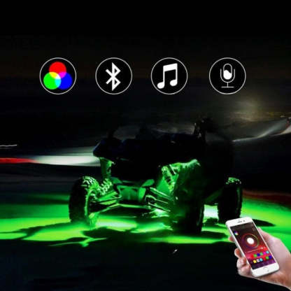 Set Of 8 Neon Lights For Off Road-Car Door Sills