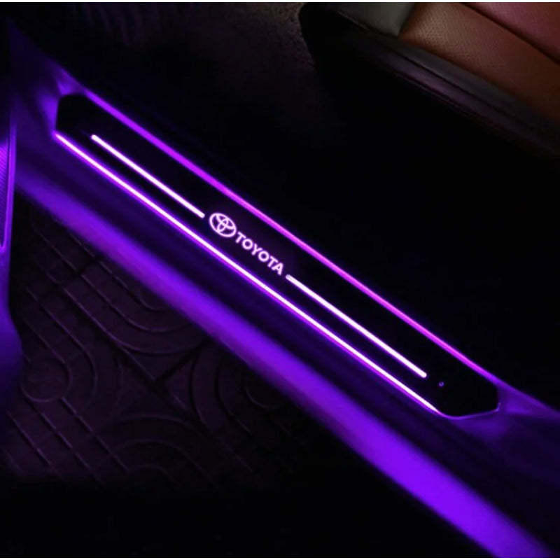 LED Illuminated Toyota Door Sills-Car Door Sills