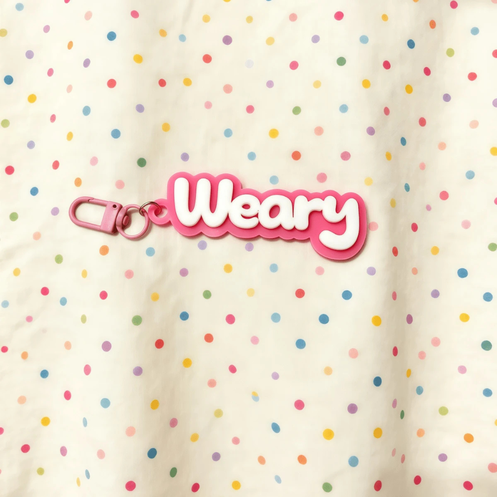 Customized Name Keychain For Handbags Backpacks And Luggage