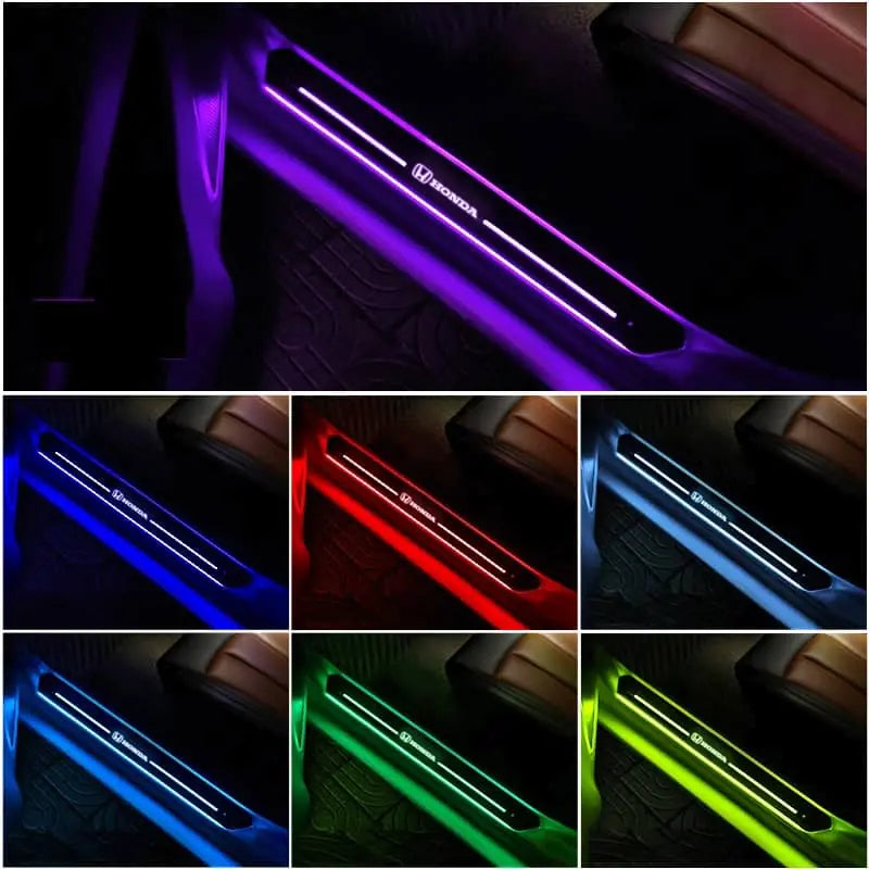 LED Illuminated Honda Door Sills-Car Door Sills