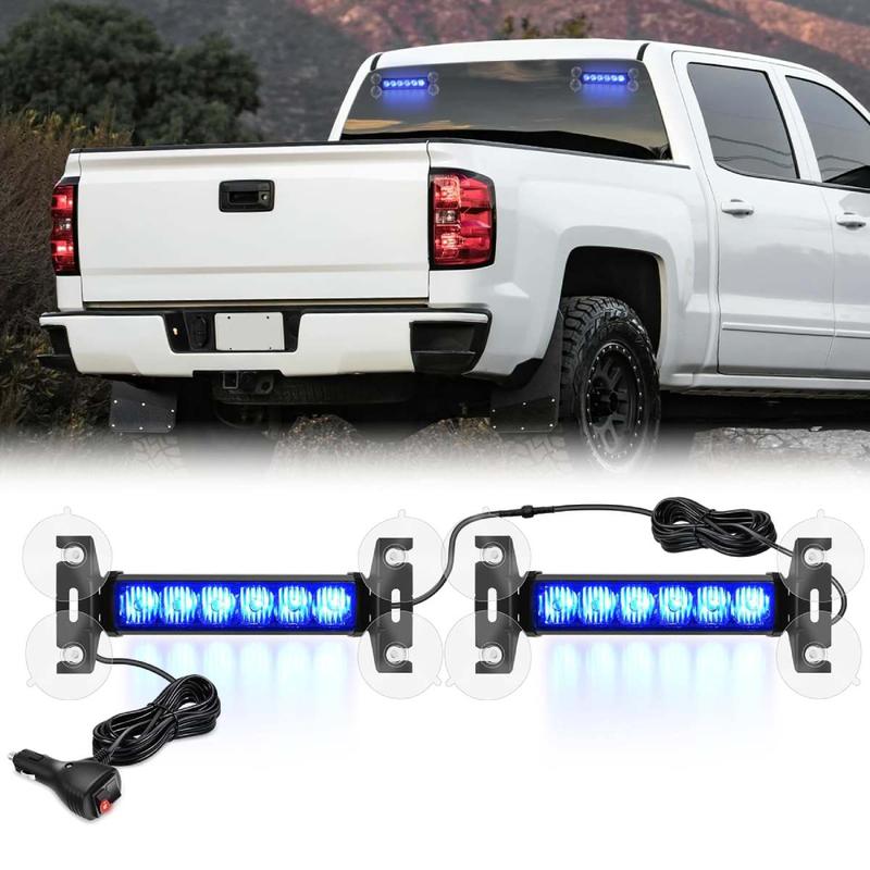 Amber Traffic Advisor Strobe Lights For Cars