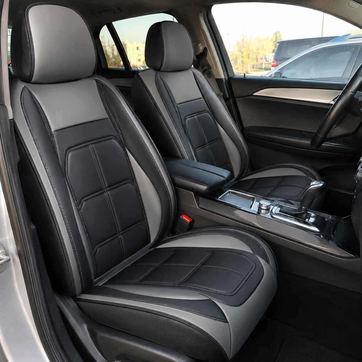 Pack Of 2 Waterproof Car Seat Stylish Covers
