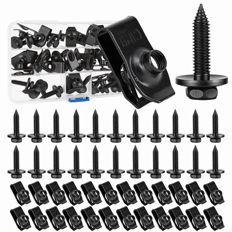 Fender Bumper Engine Cover Splash Shield Fastener Retainer Clips