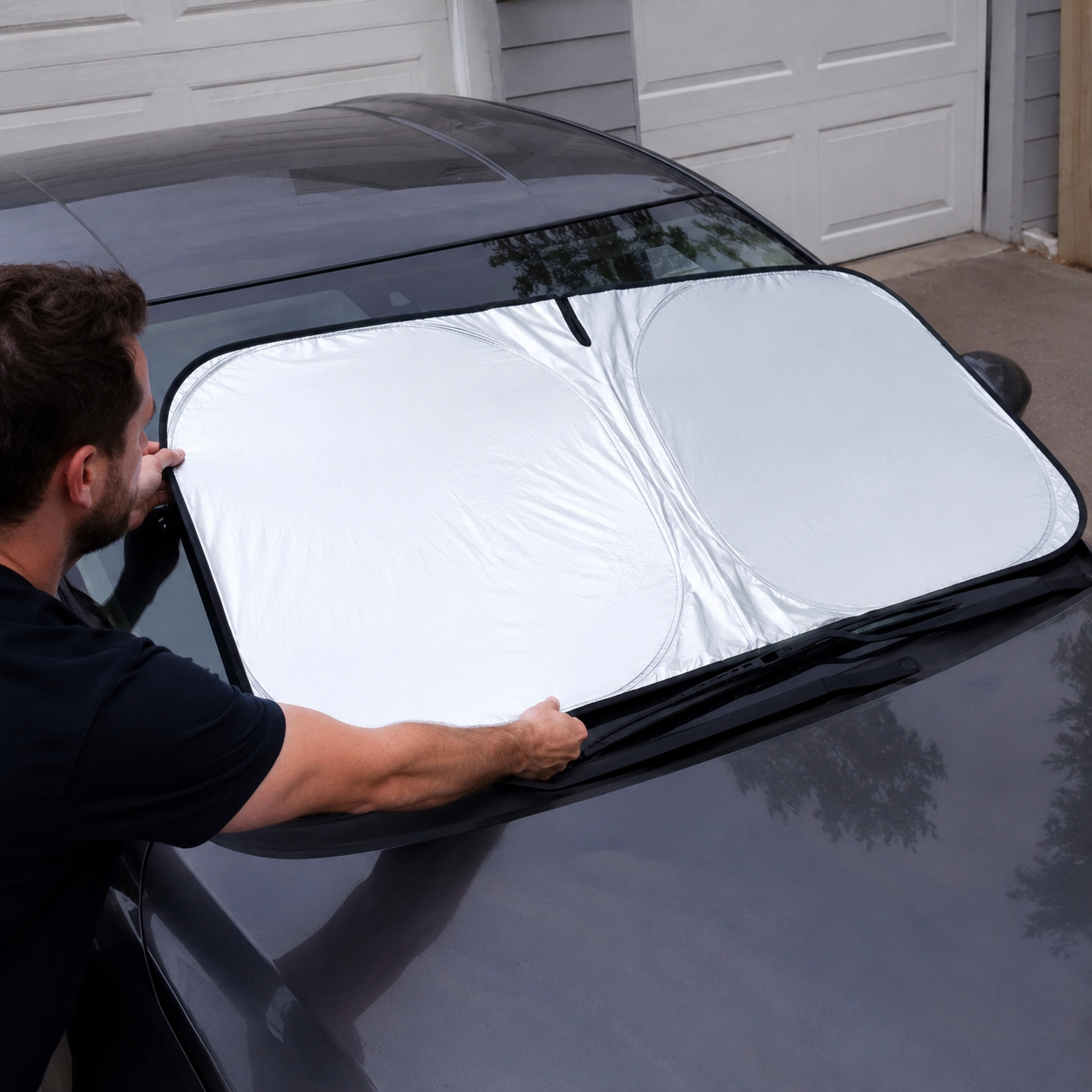 Portable Thermal Insulation Windshield Sunshade Cars Suvs Trucks Cover