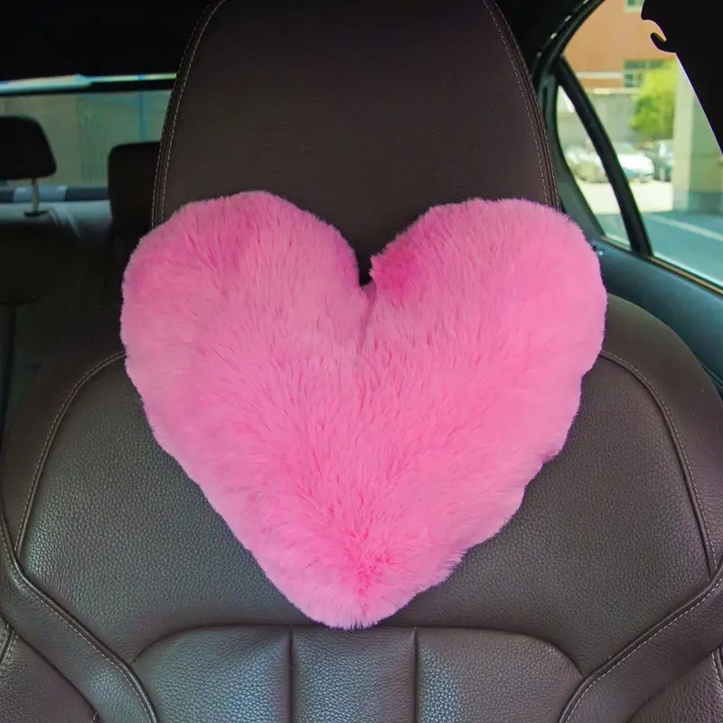 Cordate Shape Headrest Car Seat Pillow For Women