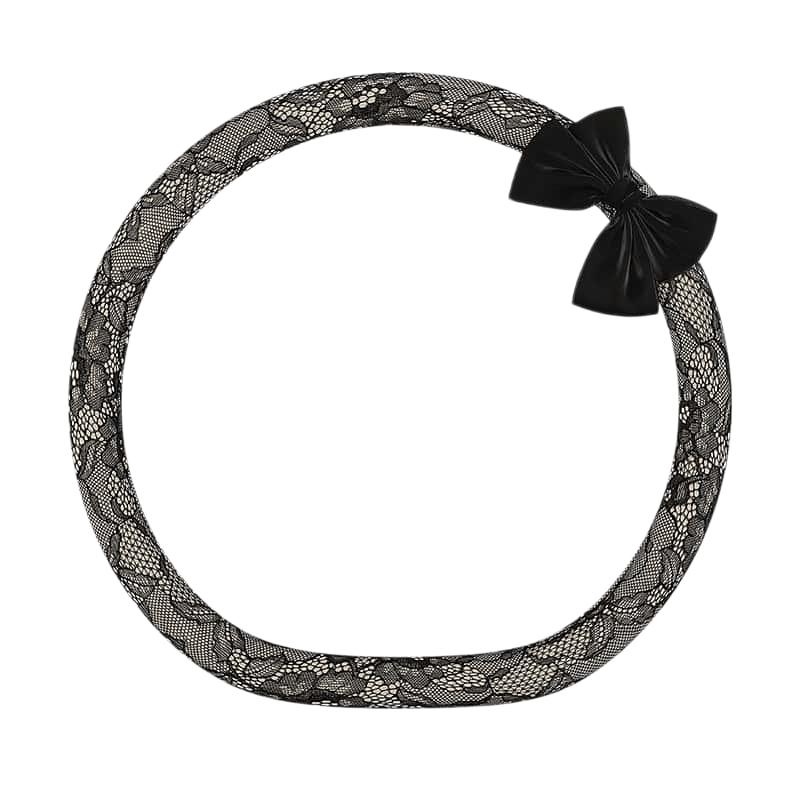 15 Inch Diameter Non Slip Lace Steering Wheel Covers For Cars